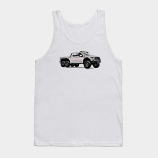 VelociRaptor Truck Cartoon Tank Top